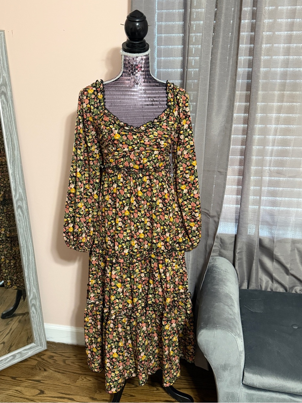ALTAR’D STATE 
floral dress, size extra small